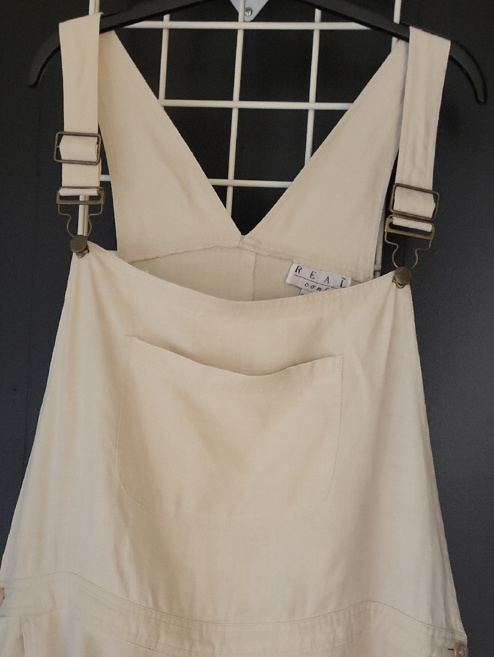 LINEN BEIGE Overalls By REAL COMFORT, XL